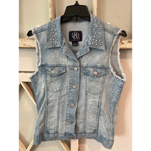 Rock & Republic size medium denim vest - Picture 1 of 4